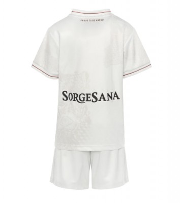 SSC Napoli Udebanetrøje Børn 2025-26 Kortærmet (+ Korte bukser)